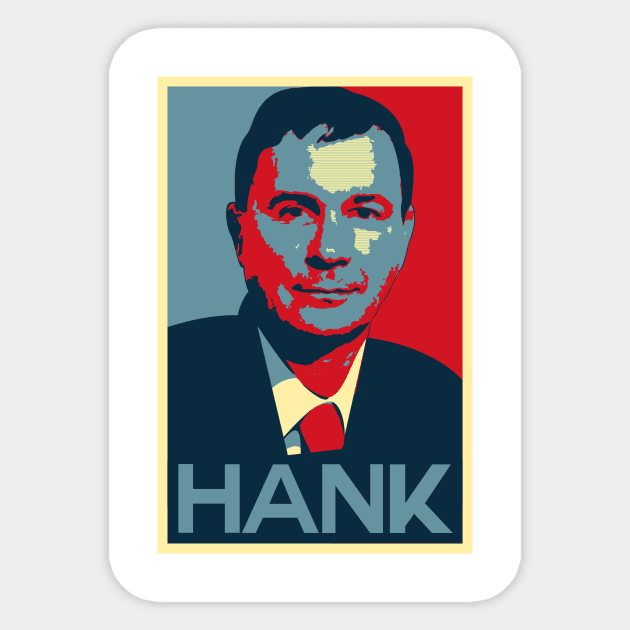 Hank 2016 Sticker by MrZsasz